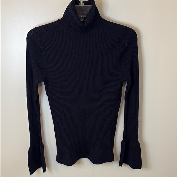 Ann Taylor Navy Merino Wool Turtleneck Sweater - Picture 1 of 3